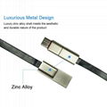 Zinc Alloy Repairable USB Charging & Data Cable for Type C