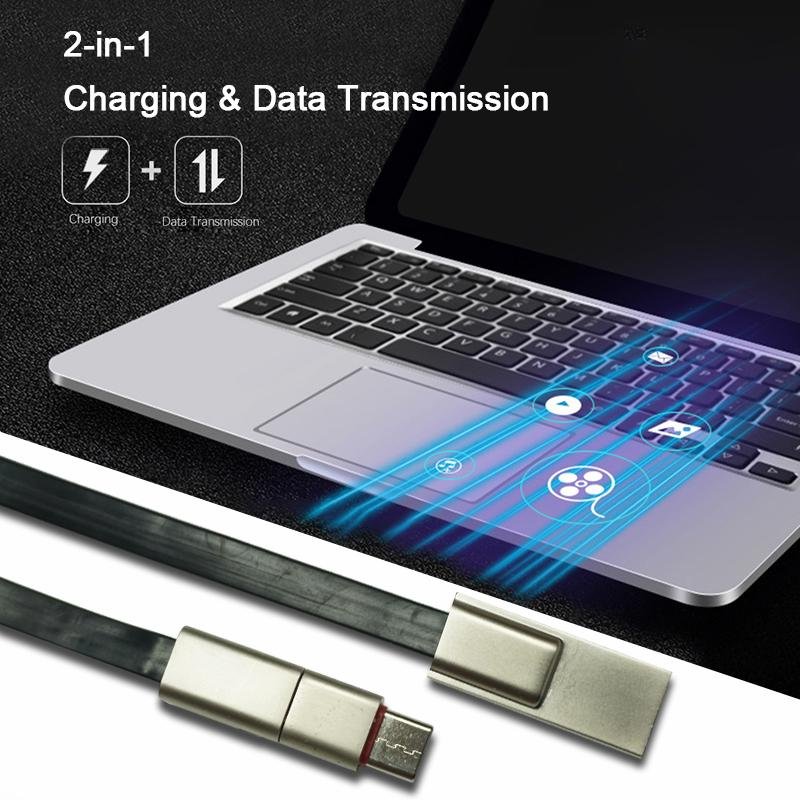 Zinc Alloy Repairable USB Charging & Data Cable for Type C 5
