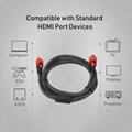 1080P Nylon Braid HDMI 1.4 Cable Support 3D, 4D 5