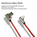 Charging + Data Double 90 Degree Elbow USB Cable for Ios