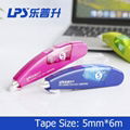 Custom OEM Correction Supplies Products Refillable Correction Tape Pen Type No.T