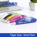 Custom OEM Correction Supplies Products Refillable Correction Tape Pen Type No.T 4