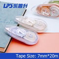 Eco-friendly Correction Tape OEM Fashionable Stationery Colored Plastic 7MM Widt