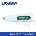 New Style Eco Friendly Stationery Refillable Correction Tape Pen 2