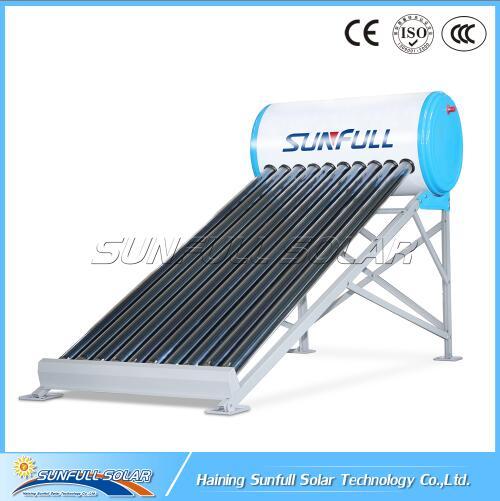 100L non pressure vacuum tube solar water heater