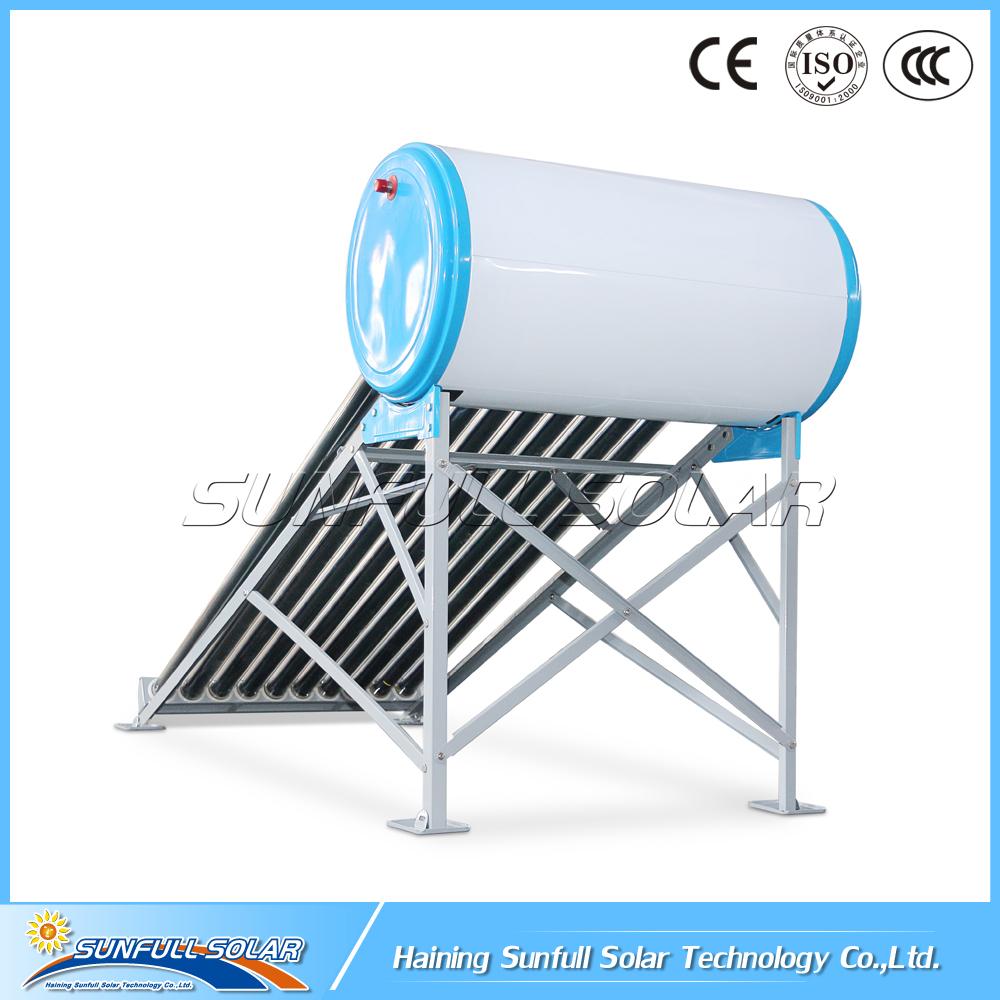 100L non pressure vacuum tube solar water heater 2