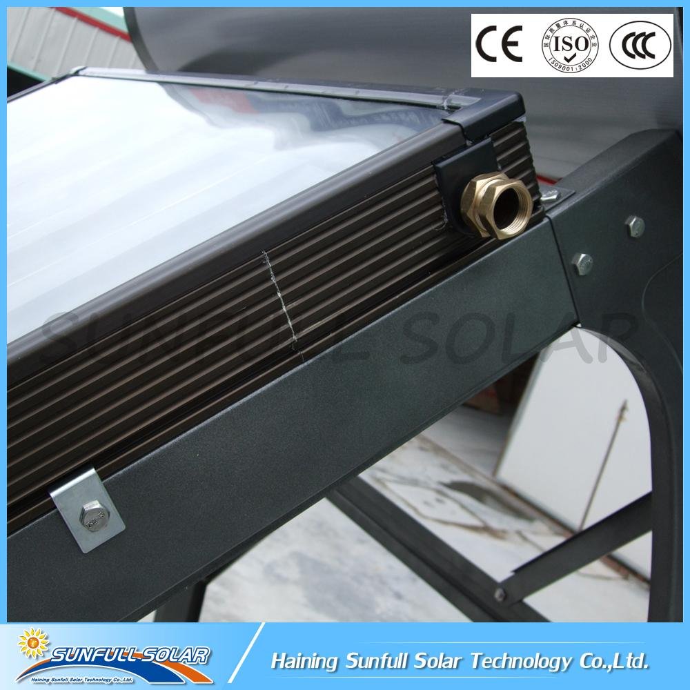 Flat plate pressurized solar water heater system 3