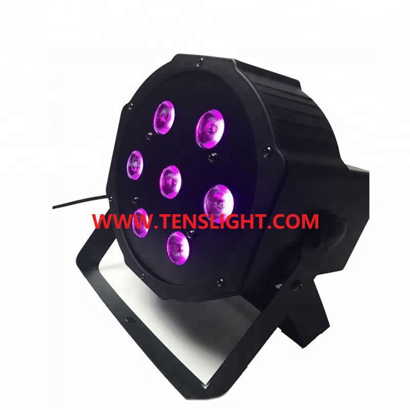 7*10W RGBW 4 in 1 LED Flat Par TSP-002