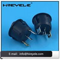 2Pin On Off Miniature 12V Round Rocker Switch 3