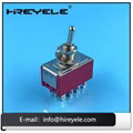 Mini Toggle Switch 4PDT 12Pin On-On Type