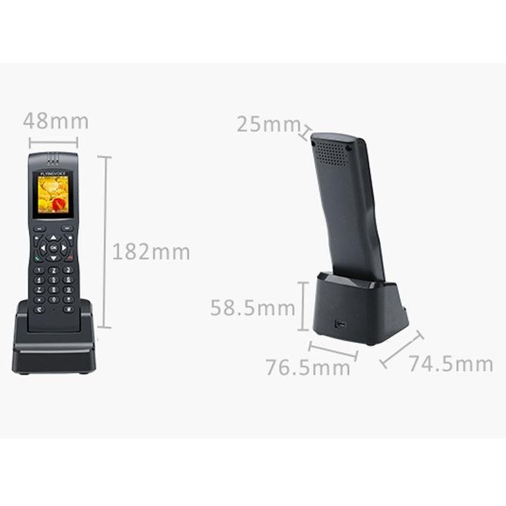 Portable 2.4G&5G Wifi VoIP SIP Phone 1 SIP Account Cordless IP Phone FIP16 3