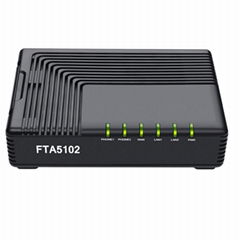 V-solution voip phone adapter 2 fxs sip voip ata gateway FTA5102