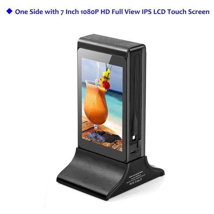 7" LCD Android WiFi Table Advertising Display Player 2