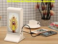 Funtek Android WiFi Table Top LCD Advertising Player Powerbank for Coffee Shops