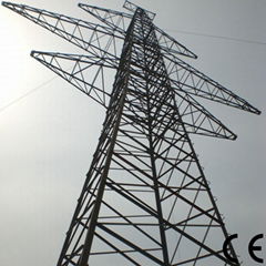 Bestower 60m Lamp Galvanized Steel Electric Power Pole Telecom Tower