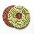 Diamond flexible wet polishing pads granite polishing buff disc 2