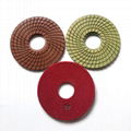 Diamond flexible wet polishing pads granite polishing buff disc 3