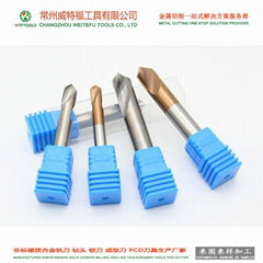 wtftools customized cemented carbide point spot drilling center drill bit