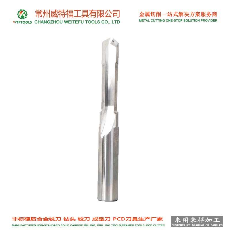 wtftools customized tungsten carbide straight flute driling bit with coolant 2