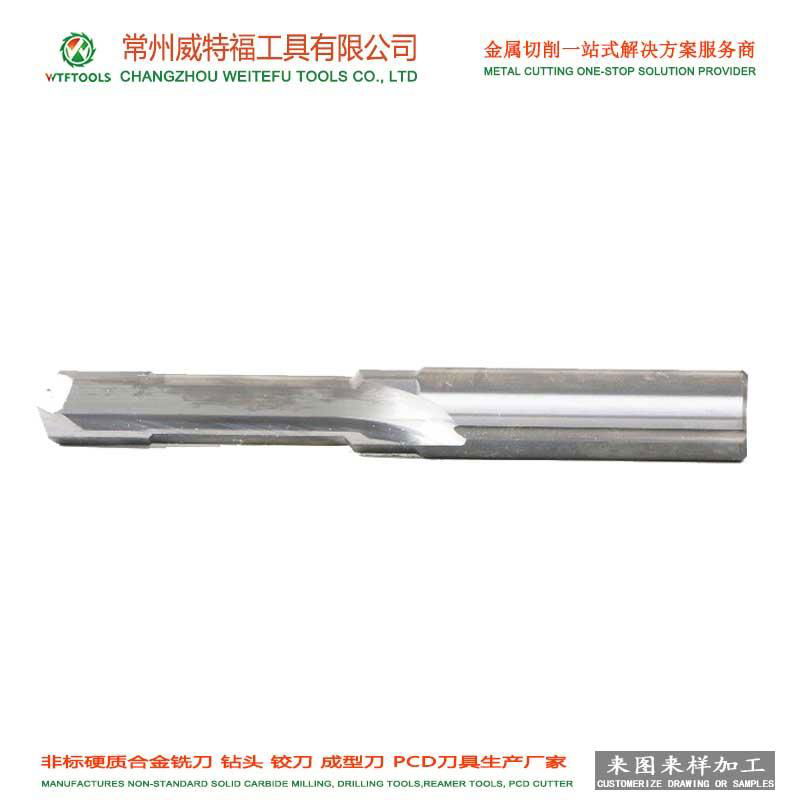 wtftools customized tungsten carbide straight flute driling bit with coolant 3