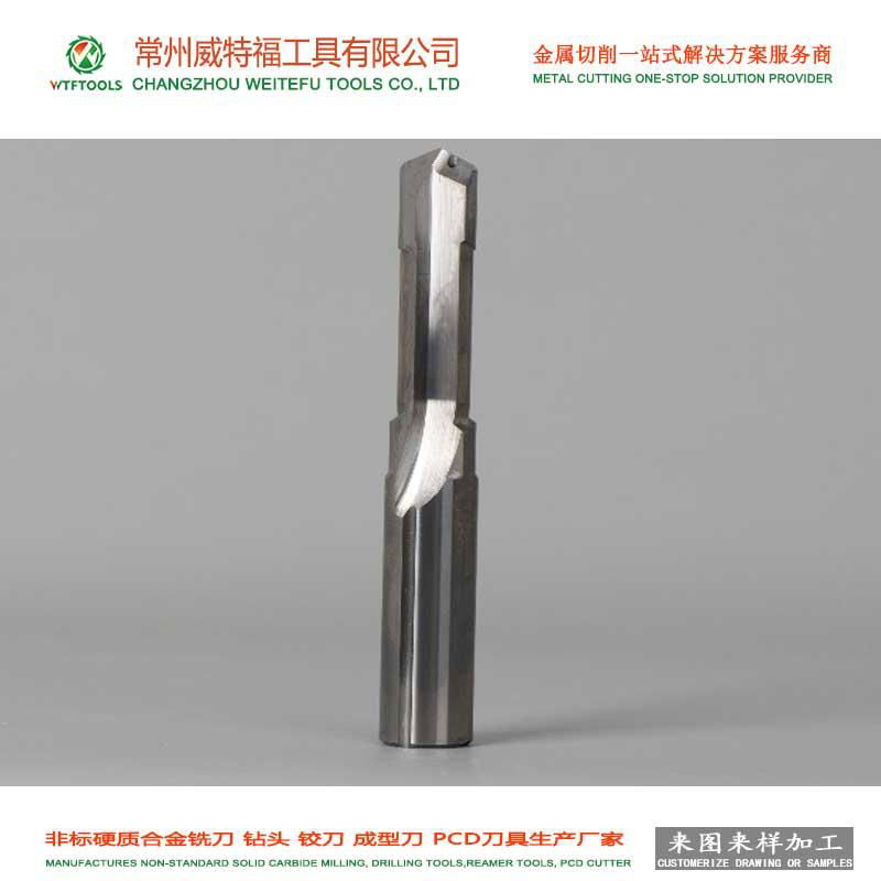 wtftools customized tungsten carbide straight flute driling bit with coolant 5