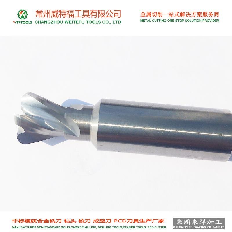 wtftools customized tungsten carbide dovetail cutter forming end mill 3