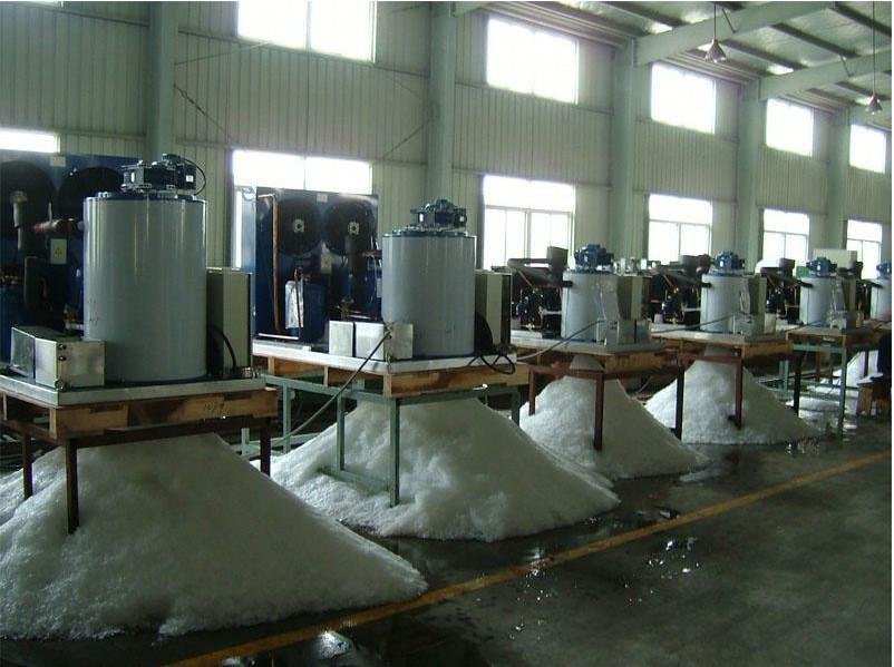 10T/day flake ice machine for meat processing vegetables 4