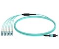 MPO to LC 8 fiber OM3 Breakout Cable 2