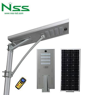 60w all in one integrated solar street light lamp