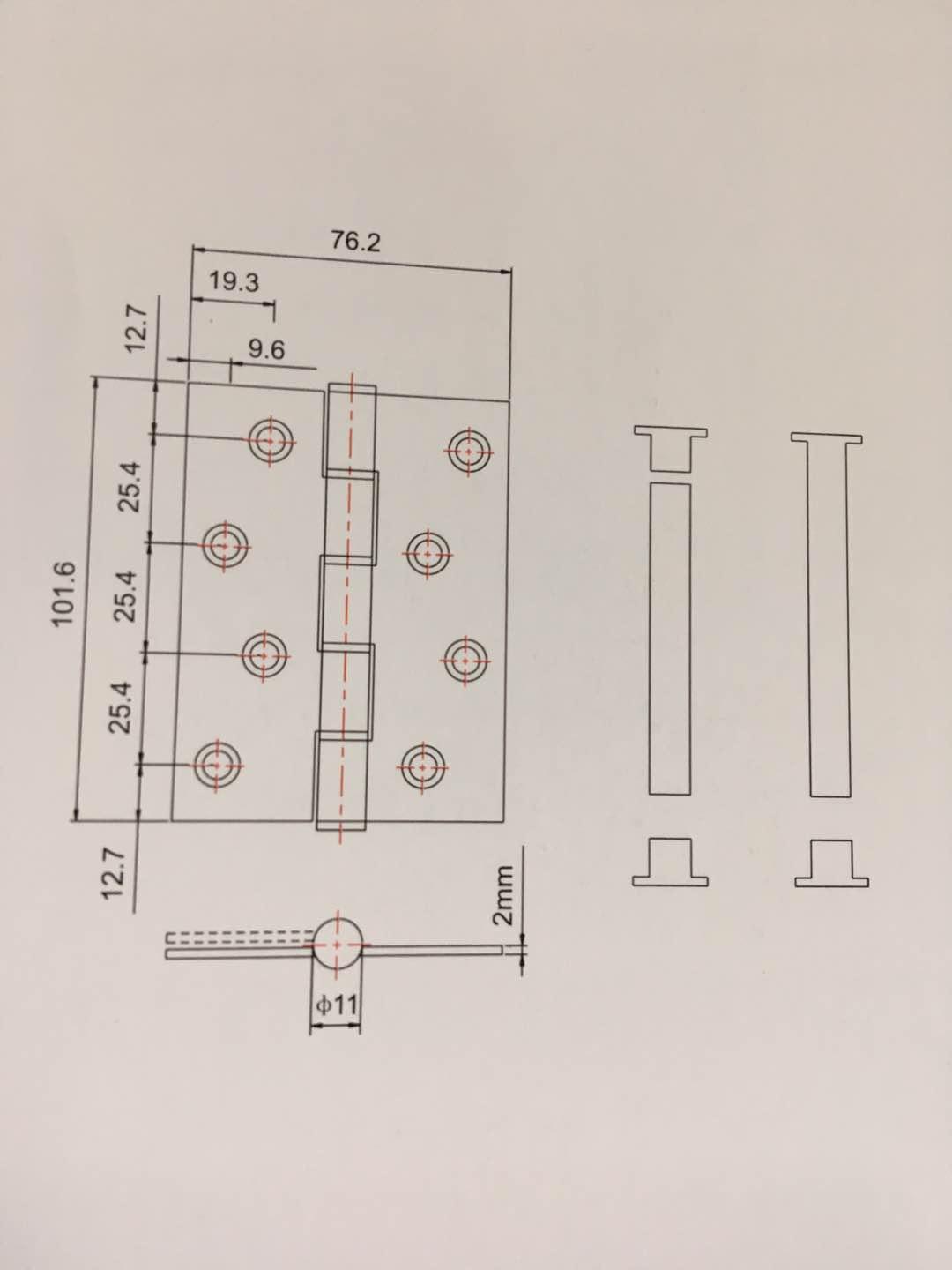 Stainless Steel Nylon Washer Hinge 2