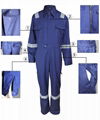 Winter Anti Static FR Modacrylic Blue Arc Preventive Coveralls