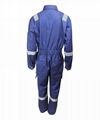 Winter Anti Static FR Modacrylic Blue Arc Preventive Coveralls 2