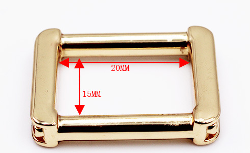 Custom Simple Style Gold Light Square Bag Buckle Metal Bag Accessories