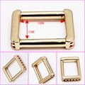 Custom Simple Style Gold Light Square Bag Buckle Metal Bag Accessories 3