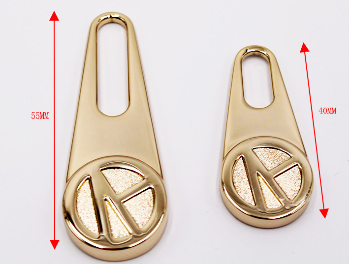 Selling Distinctive Design Zinc Alloy Bag Accessories Metal Puller Zipper 3