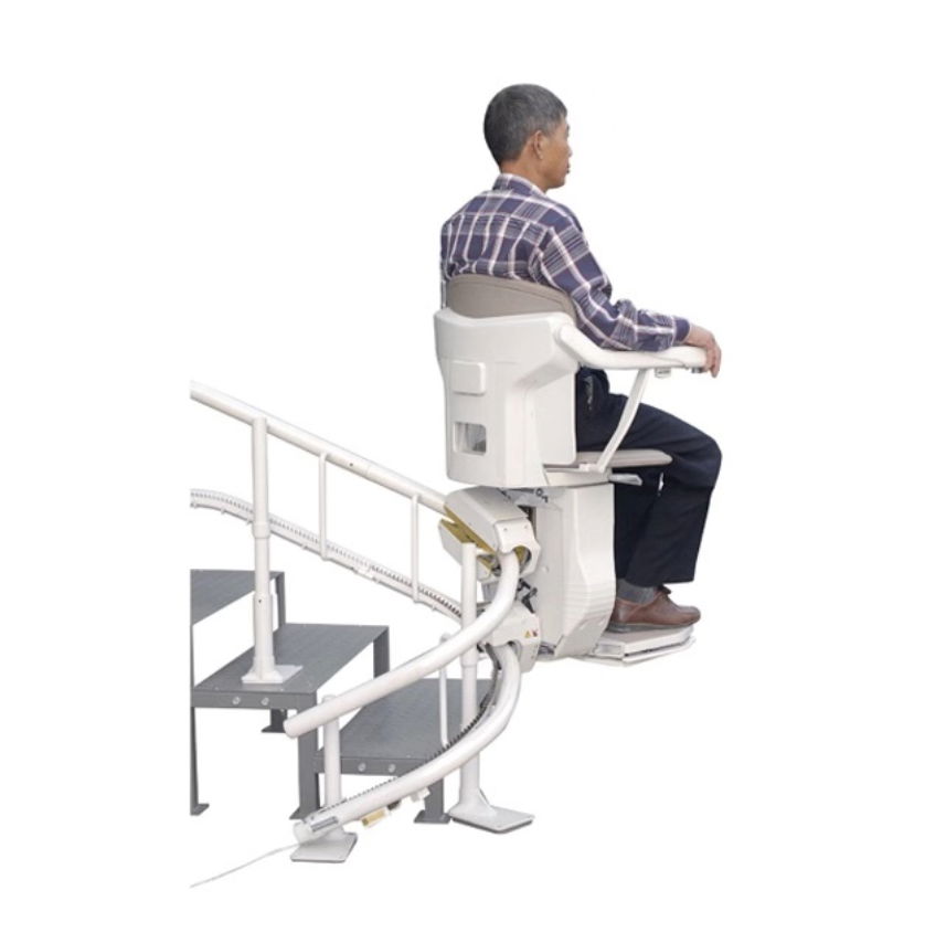 Curved Rail Stair Lift 2