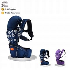 Hot Selling Removable Hipseat Baby Carrier Wrap with EN-71 Best for Travelling