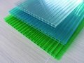 4mm 2100*5800mm clear polycarbonate multi-layer sheet PC hollow sheet  2