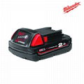 Aftermarket Milwaukee battery–Milwaukee M18B2 2