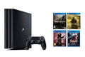 PlayStation 4 Pro 1TB Console + 8 Free Games + 2 controllers 5