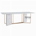 Wholesale home decoration marble dining table Marble table dining table  1