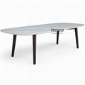 Artificial stone dining table Synthetic marble dining table 1