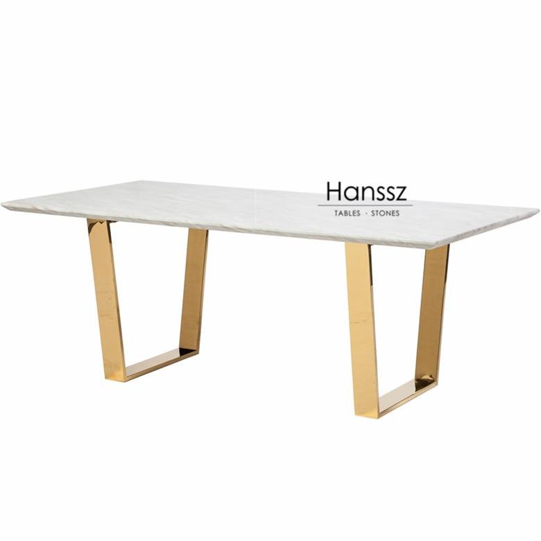 Artificial stone dining table Synthetic marble dining table 2
