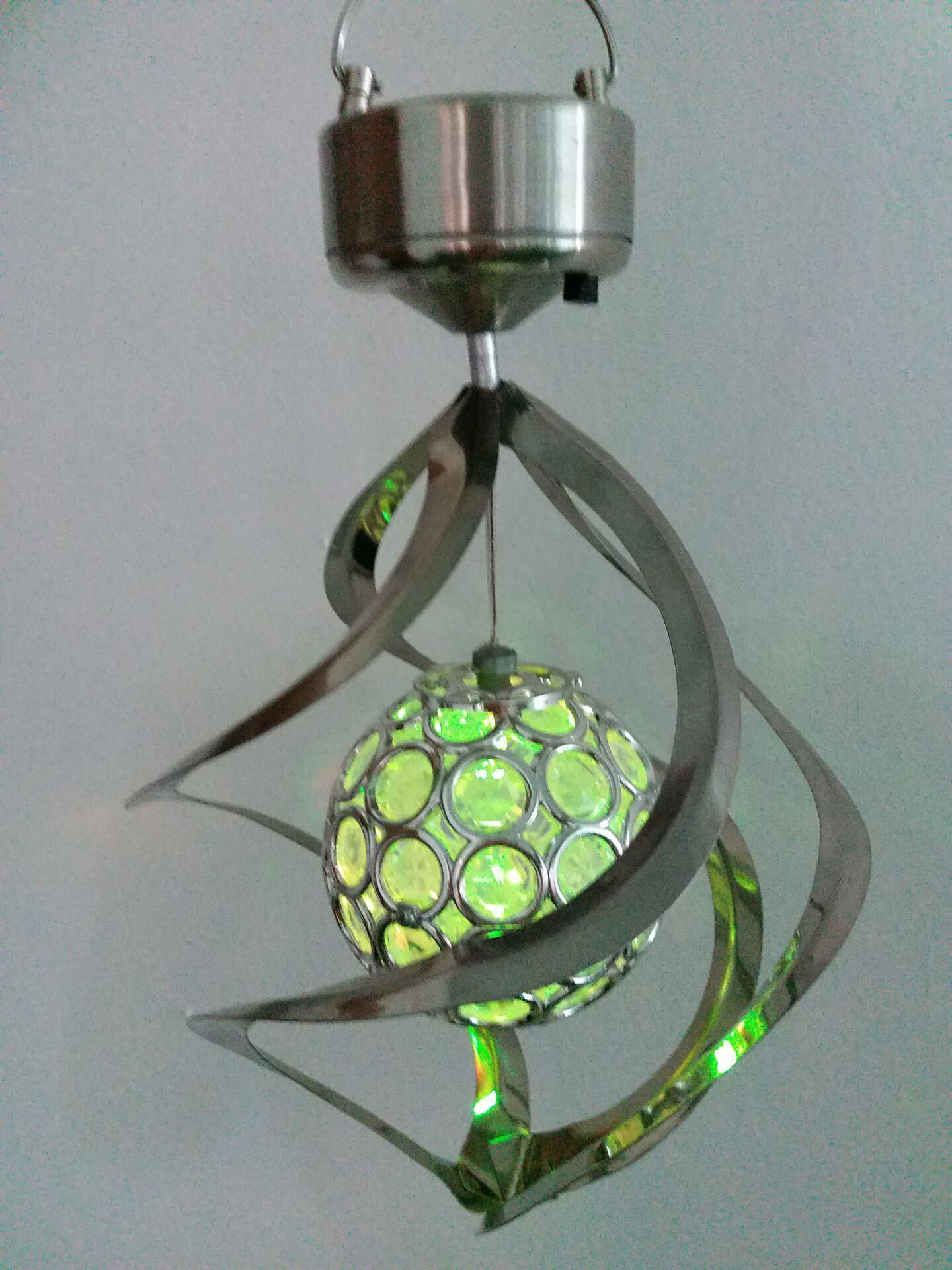  wind spinning multicolour solar light 2