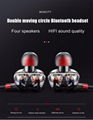 Wireless Stereo Earphone Bluetooth Headset 4