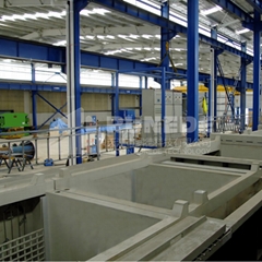 Chemical treatment tank