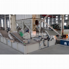 High temperature galvanizing production line