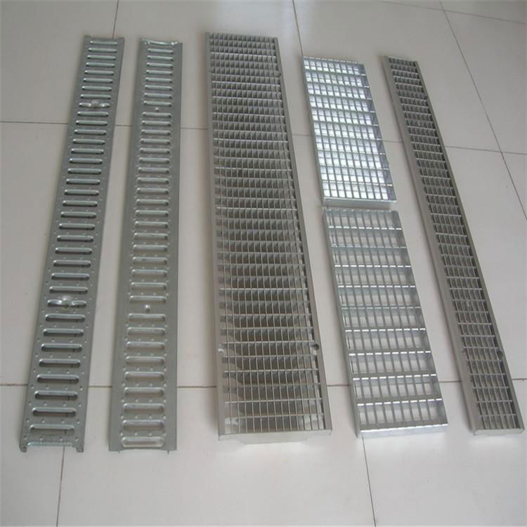 polymer drainage channel with galvanised,ductile iron and stainless steel grates