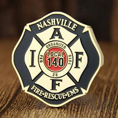 Personalized Coins | Nashville Fire Department Challenge Coins