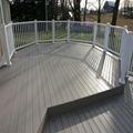 Wood Plastic Decorative Exterior WPC Decking Outside